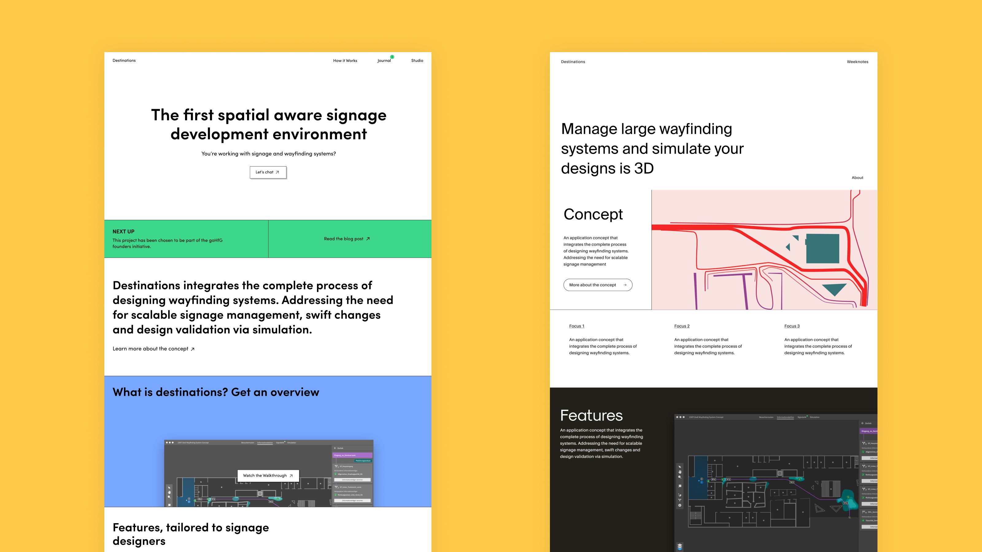 Some in-progress designs by Johanna and me.